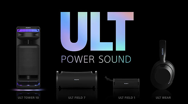 海外にてスピーカーとヘッドホンの新シリーズ『ULT POWER SOUND』が