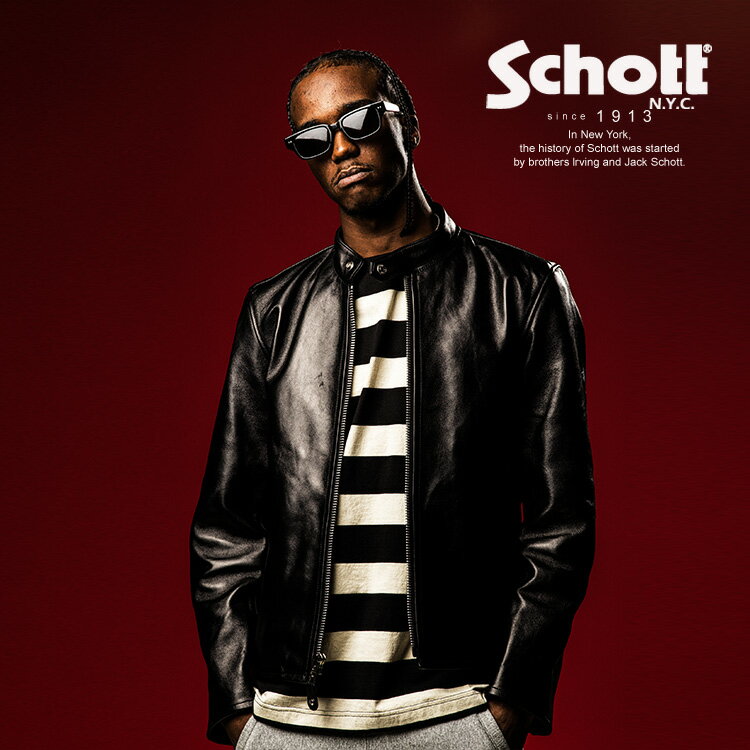 楽天市場】schott シングルライダースジャケットの通販