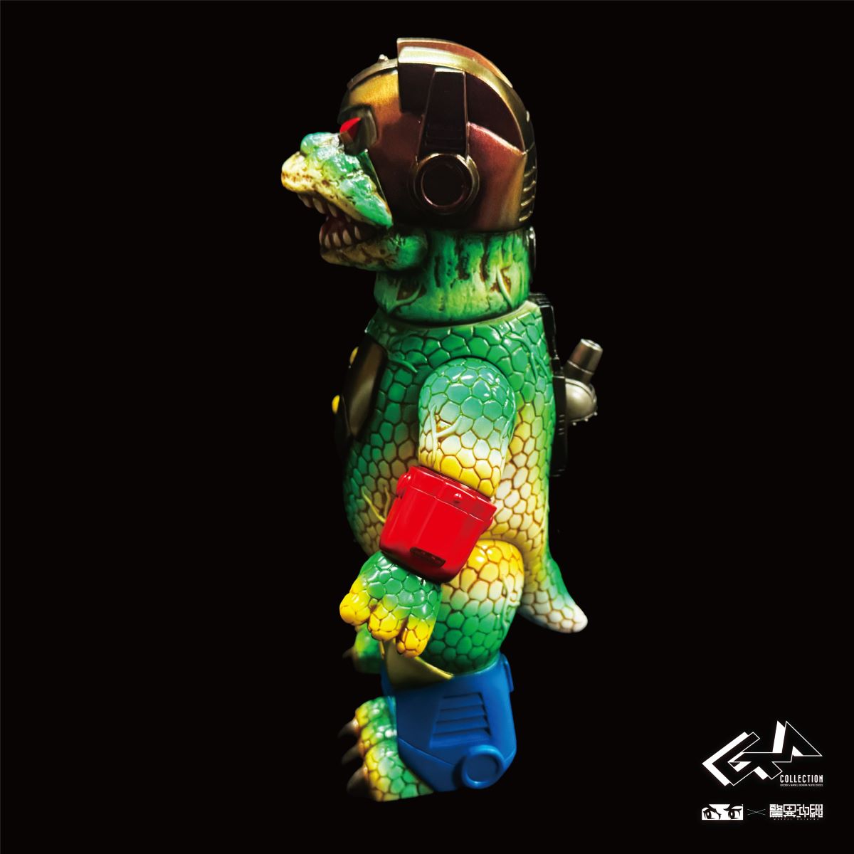 ゴッコ堂 気合ダイナソー メカマニ ソフビ 抽選販売商品】気合