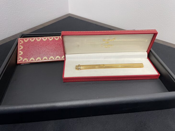 カルティエ トリニティ ボールペン ゴールド色 ｜骨董品買取 緑和堂