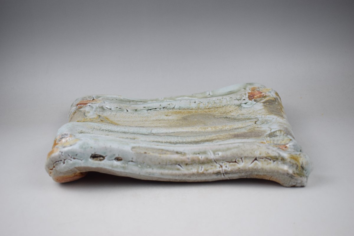 未使用☆熊野九郎右衛門☆越前【鬼織部】天目ぐい呑み☆共箱・布 2025