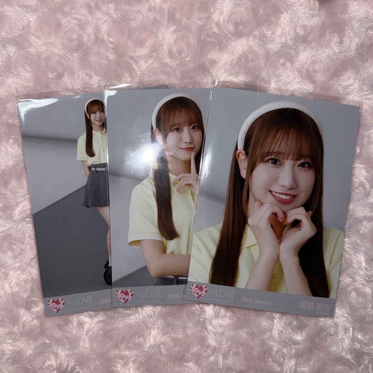 LOVE イコラブ 瀧脇笙古 生写真 個別ポロシャツ チュウ｜Yahoo!フリマ