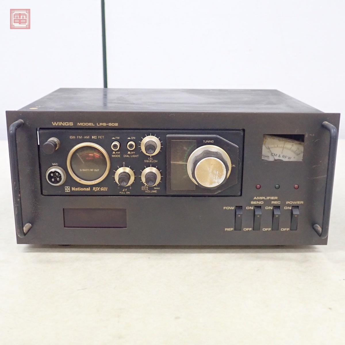 Yahoo!オークション - ナショナル RJX-601 50MHz AM/FM 3W/1W + WINGS