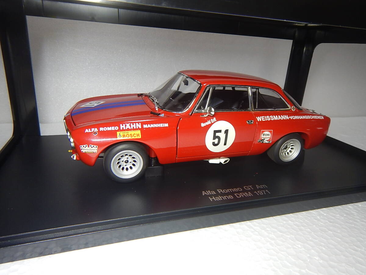 オートアート 1/18 アルファロメオ GTAm 1971 #51 DRM オートアート 1