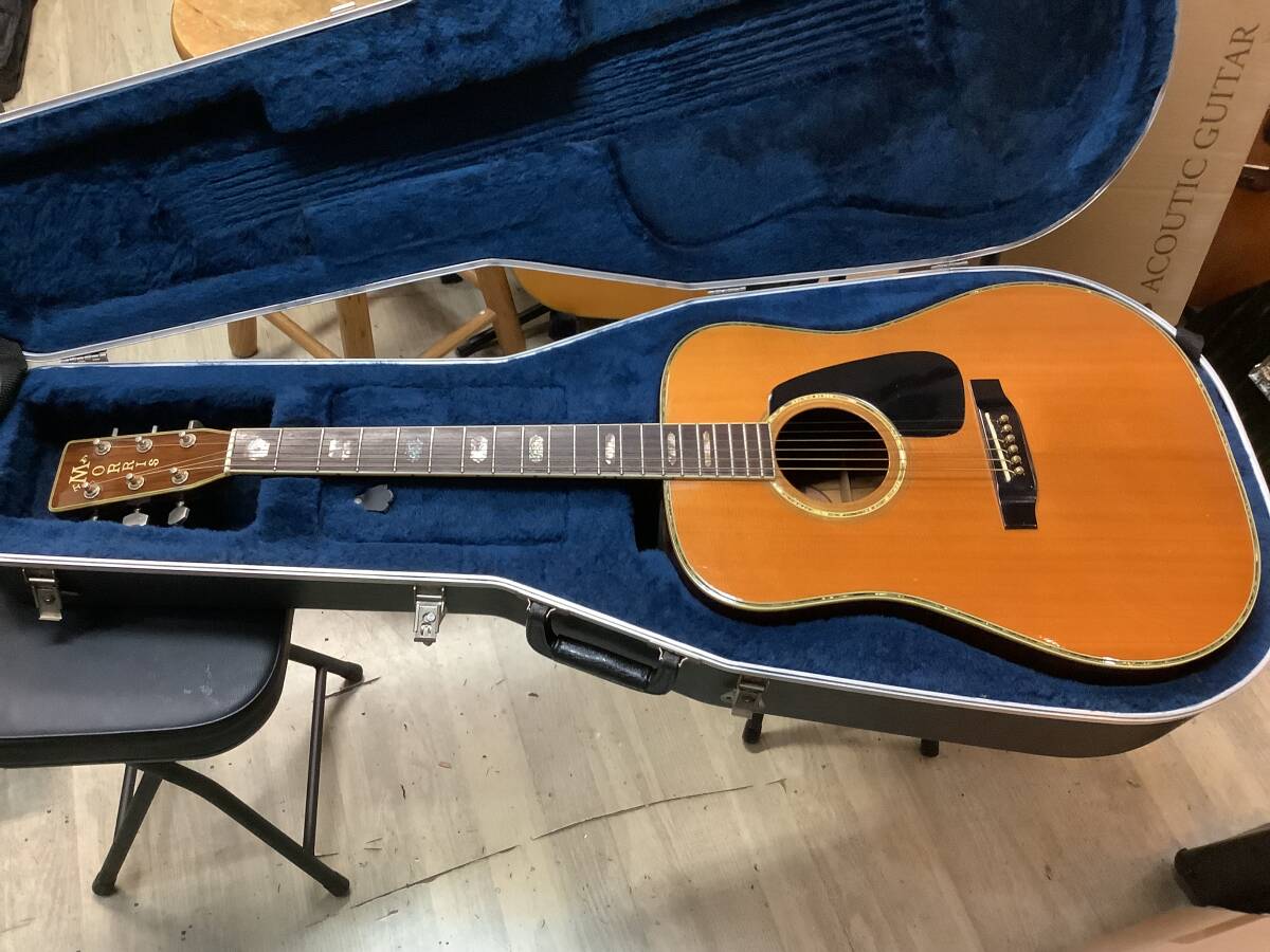 80年代 Morris TF-805 ハカランダ素材の豪華サイド&バック 本体鳴りのいい