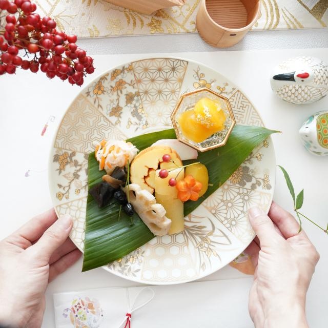 古伊万里 伊万里 色絵 金襴手 染付 豆皿 菓子皿 富士山の図 2