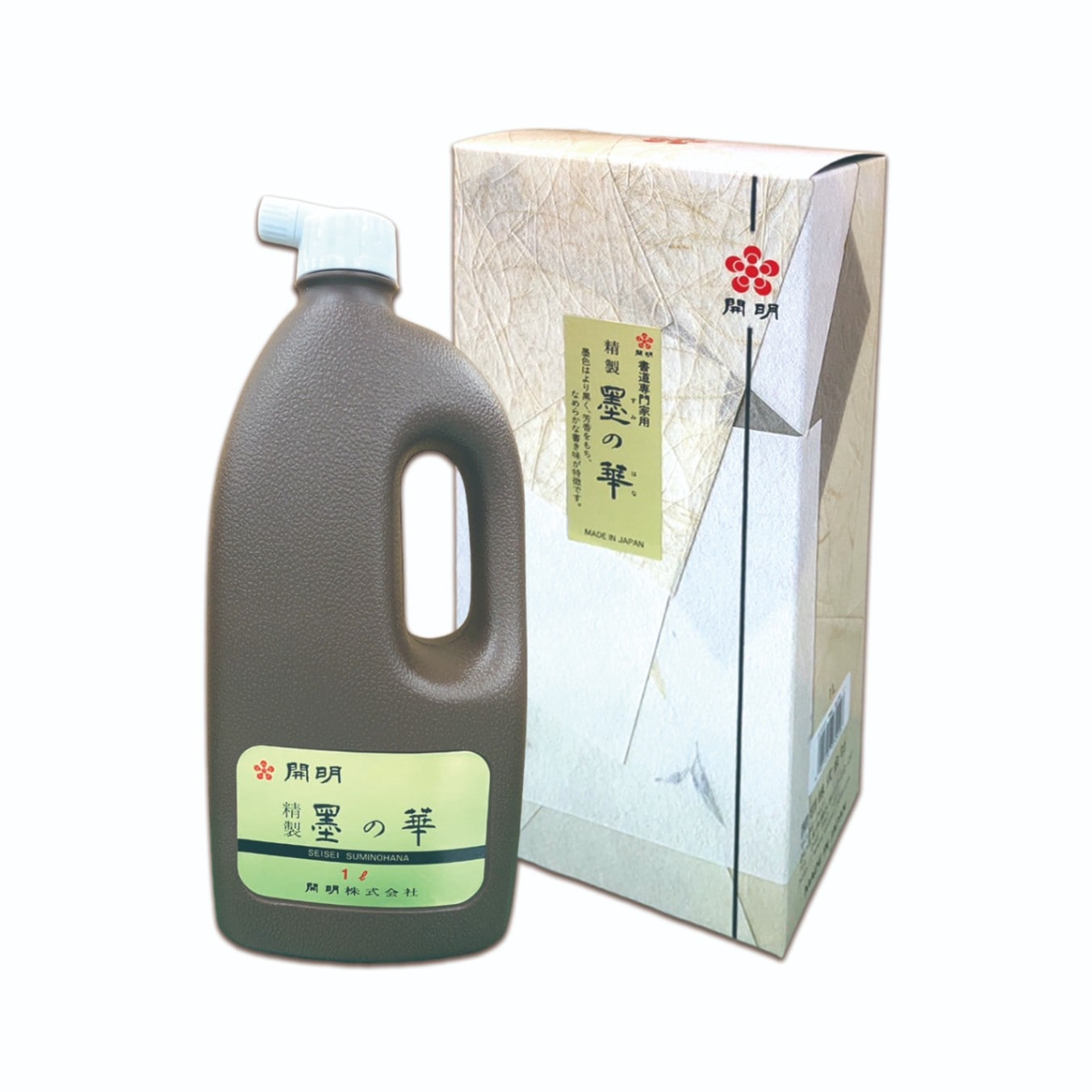 墨研】開明◇精製「墨の華」高級墨液2本セット◇未