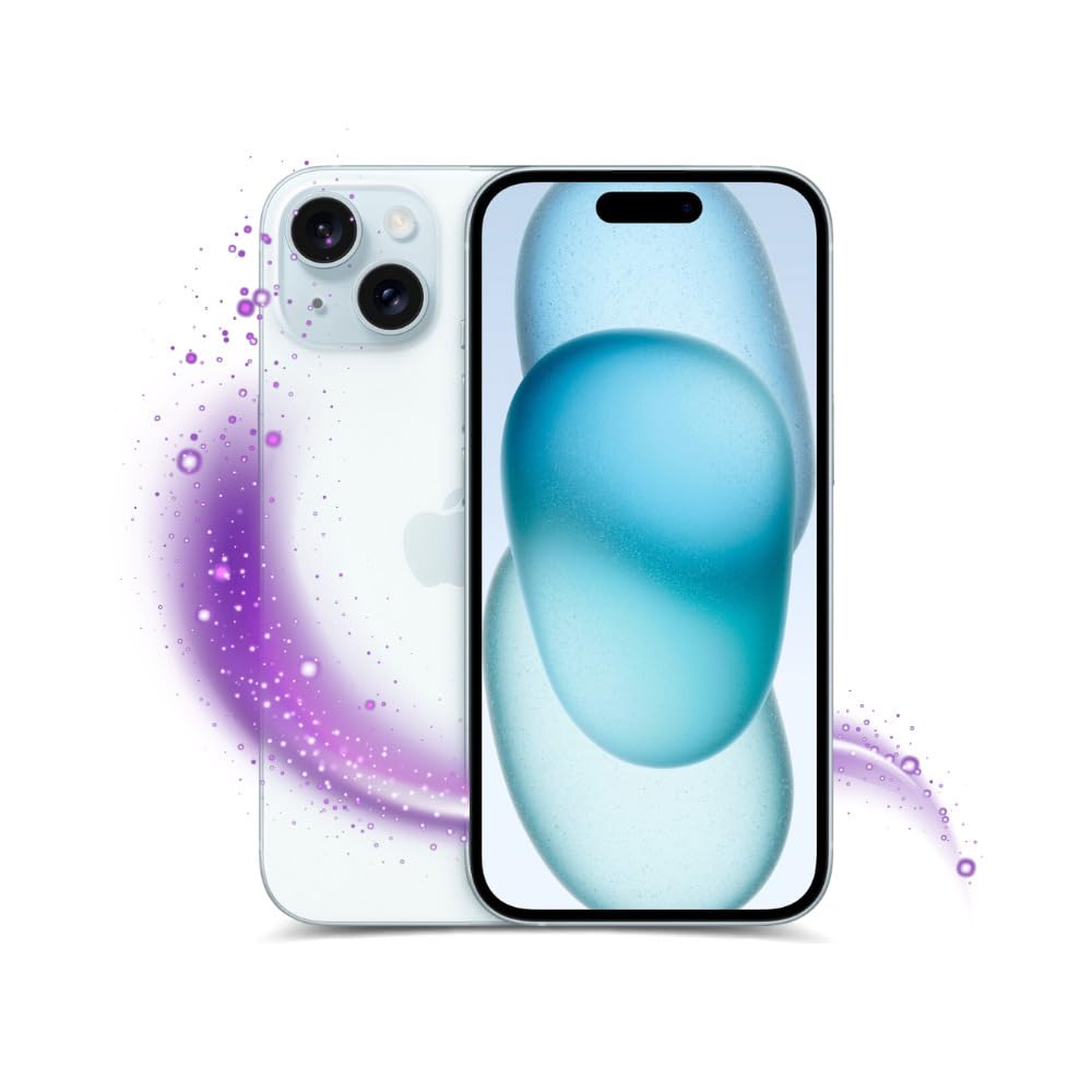 Amazon.com: Apple iPhone 15, 128GB, Blue - Unlocked (Renewed