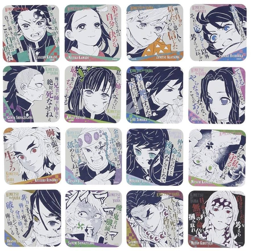 鬼滅の刃 アートコースター 1弾 コンプセット 鬼滅の刃 アート