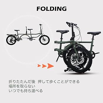 Amazon | PANTHER (パンサー) Gemini 二人乗り 折り畳み 16inch