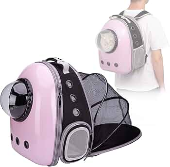 Amazon.co.jp: PETTOM 猫 キャリー リュック 宇宙船 拡張 カプセル 猫