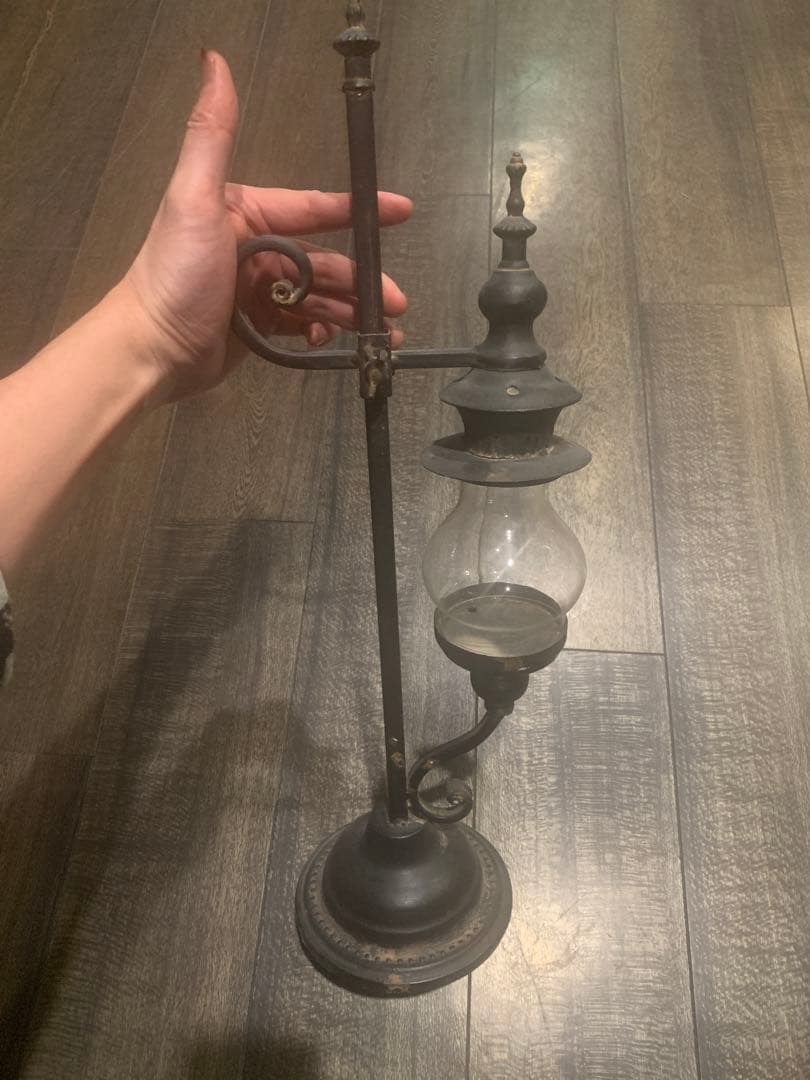 必見！！正体不明のアンティークランプ　ヴィンテージ　クラシック　ご覧下さい！！ 1960's ヴィンテージ スペースエイジデザイン ペンダントランプ