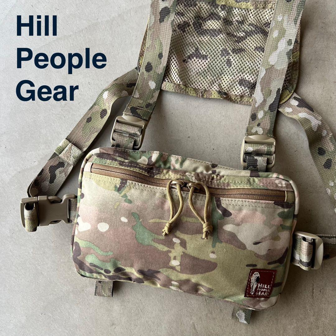 【HILL PEOPLE GEAR】ヒルピープルギア　チェストバッグ　カモ柄 HILL PEOPLE GEAR】ヒルピープルギア チェストバッグ カモ柄 HILL
