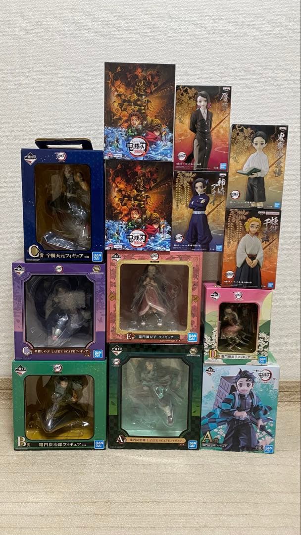 一番くじ鬼滅の刃フィギュア AABCCDE賞と鬼滅の刃フィギュア　13点セット 一番くじ 鬼滅の刃 ～上弦の参～」本日より順次発売！ - HOBBY Watch