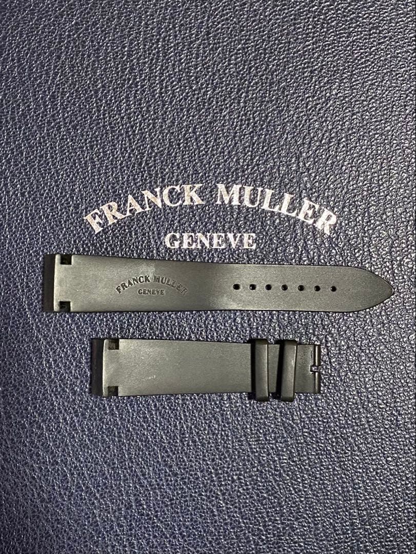 19mm フランクミュラー 純正 ブラック ラバー ストラップ ベルト