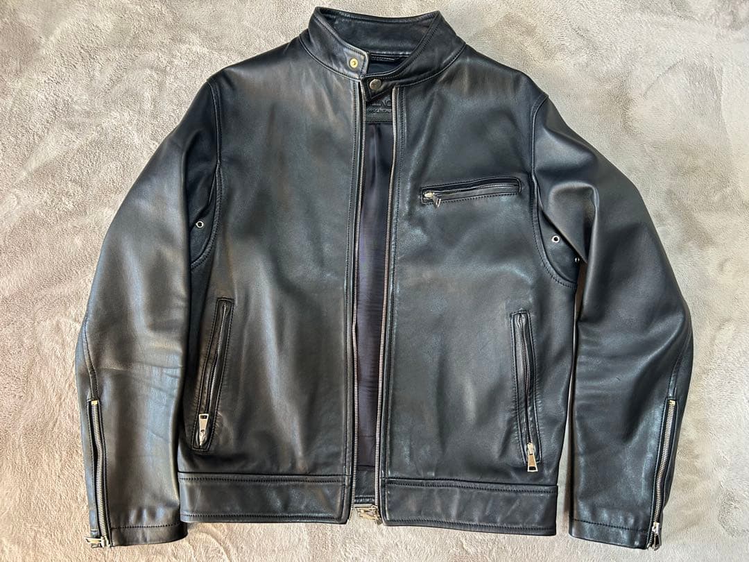 サイレンス　SILENCE ライダースジャケット　レザージャケット イタリア顔なのにアメリカ的な無骨さもある｜SILENCE｜シングル