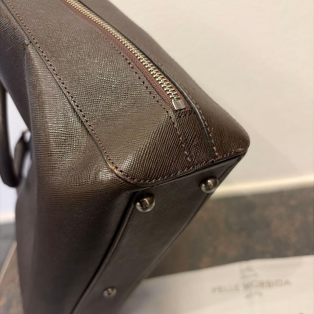 PELLE MORBIDA ペッレモルビダ　ブラウン ビジネスバッグ