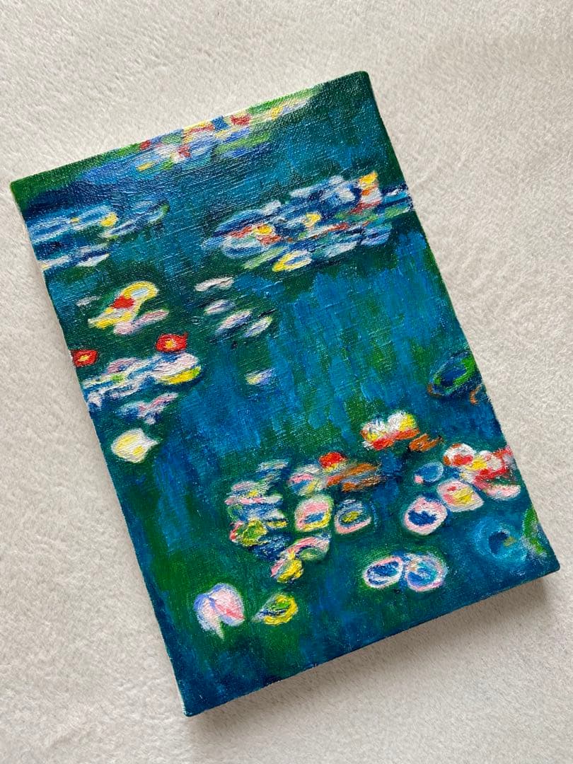 モネ　肉筆手描きの油絵模写画　睡蓮