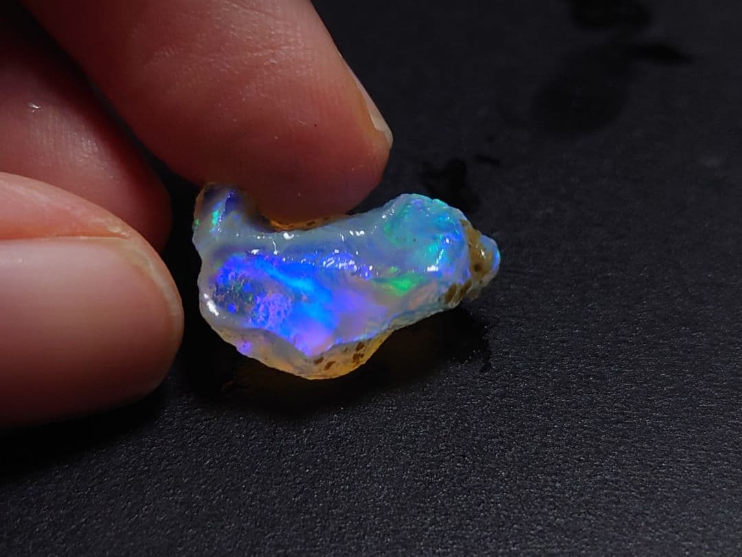 チョーク エチオピアオパール ウェロ産 鉱物標本 原石 混合 エチオピア