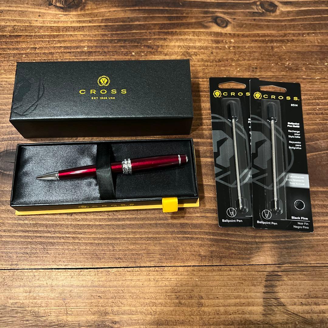CROSS ボールペン　未使用　替え芯2本セット CROSS（クロス） ボールペン 替え芯 1パック(2本入り) 8518-4 インク色
