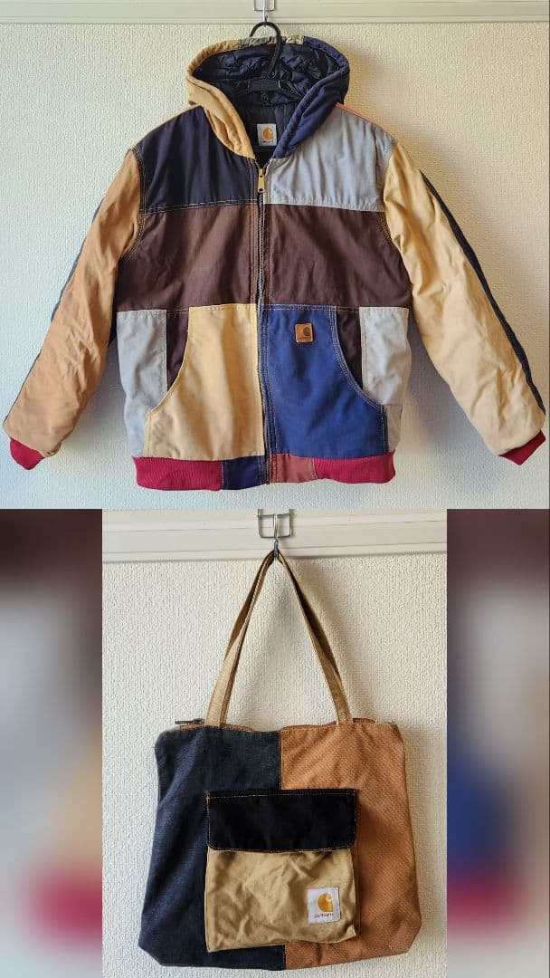 Carharttフード付きブルゾン&トートバッグ カーハート（CARHARTT）（メンズ、レディース）ヘイストトートバッグ