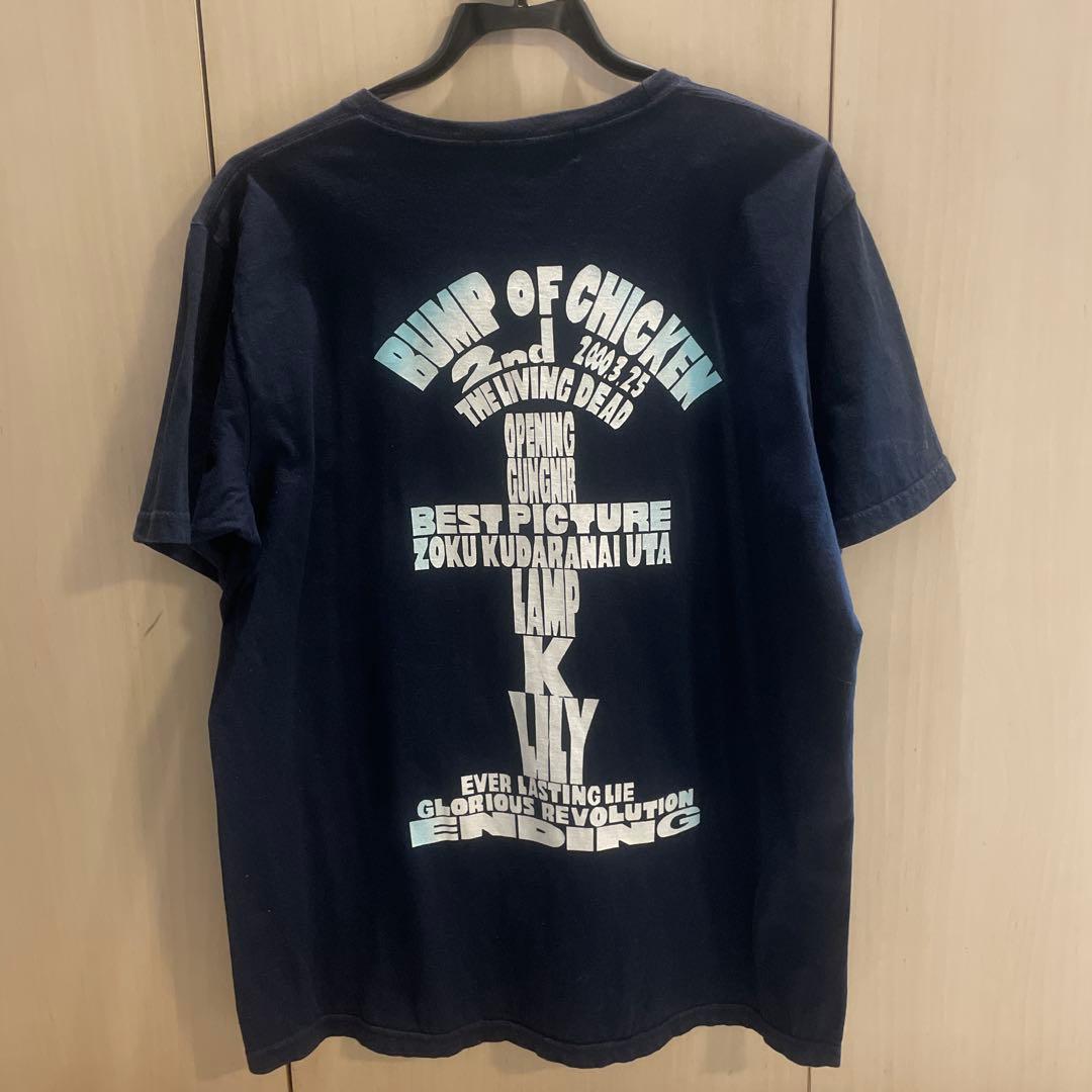 希少】BUMP/LIVING DEAD バンドTシャツ 紺XLサイズ
