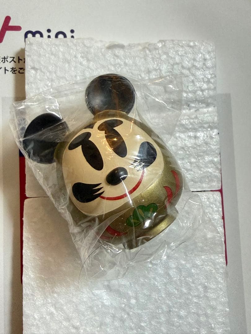 ディズニーお正月2026 ミッキーだるま フィギュア 置物 ダルマ